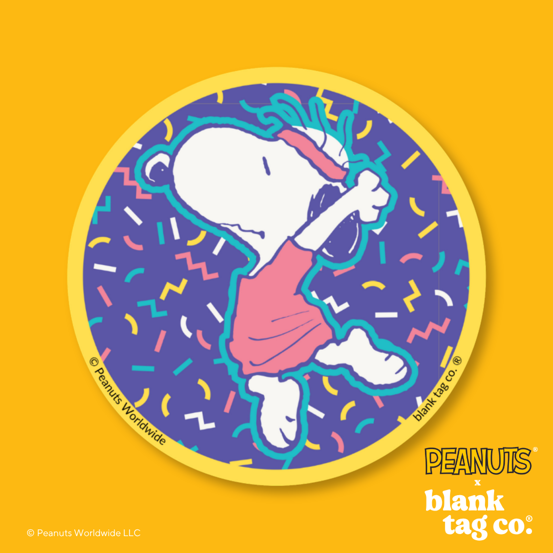 Peanuts® Waterproof Sticker - Party Animal