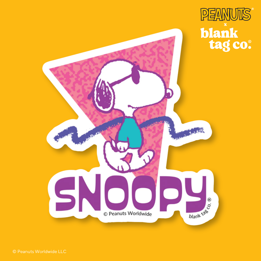 Peanuts® Waterproof Sticker - Cool Snoopy