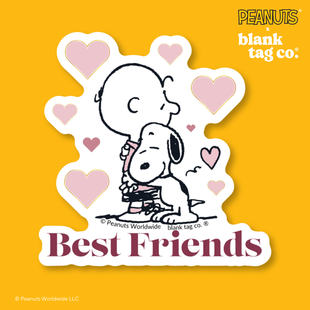 Peanuts® Waterproof Sticker - Best Friends