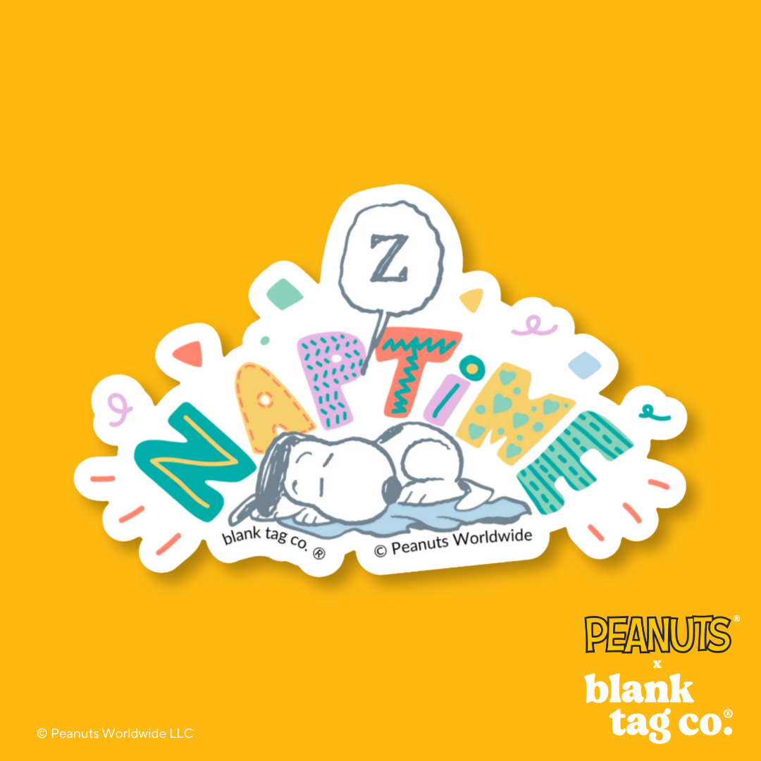 Peanuts® Waterproof Sticker - Naptime