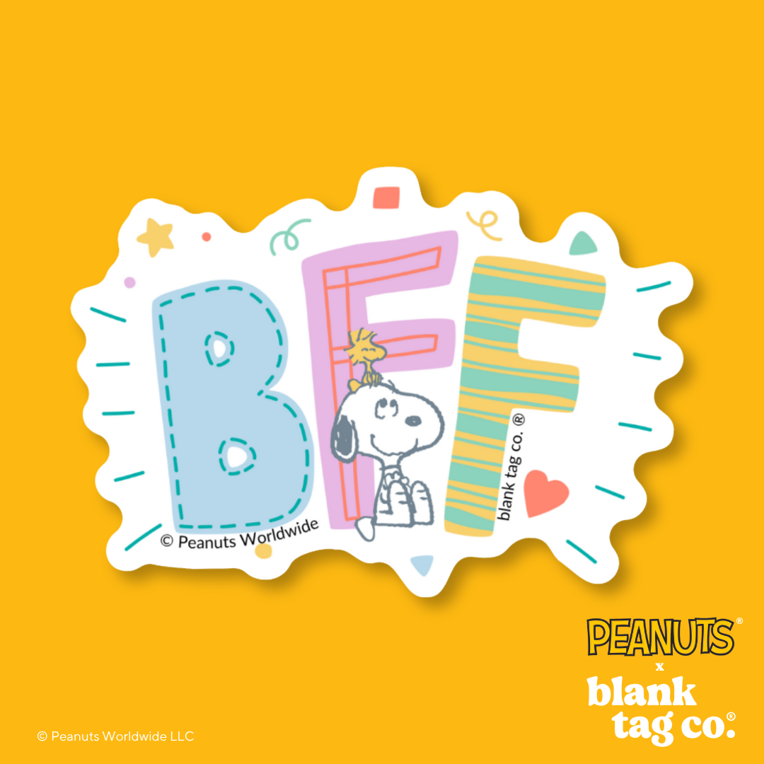 Peanuts® Waterproof Sticker - BFF