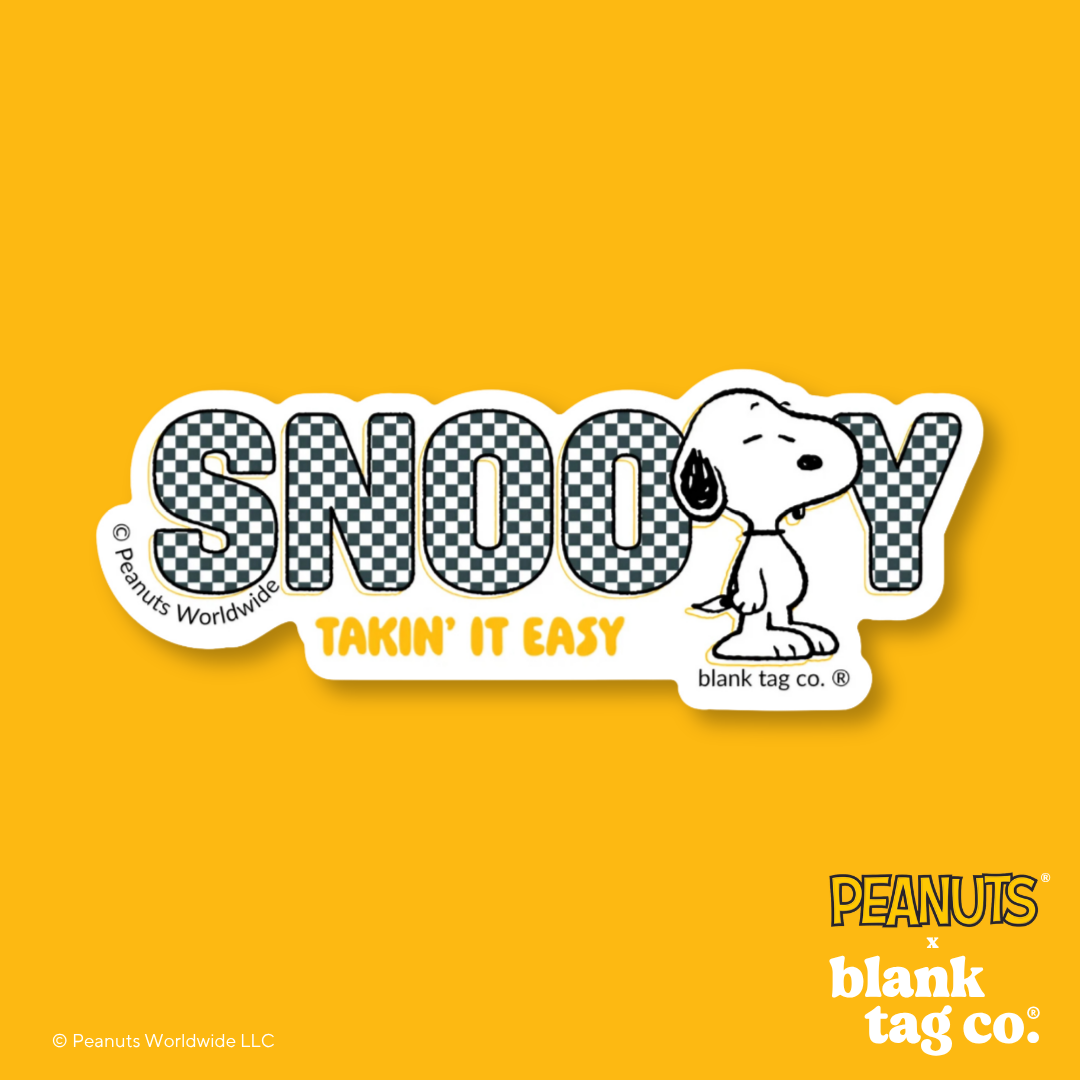 Peanuts® Waterproof Sticker - Takin' It Easy