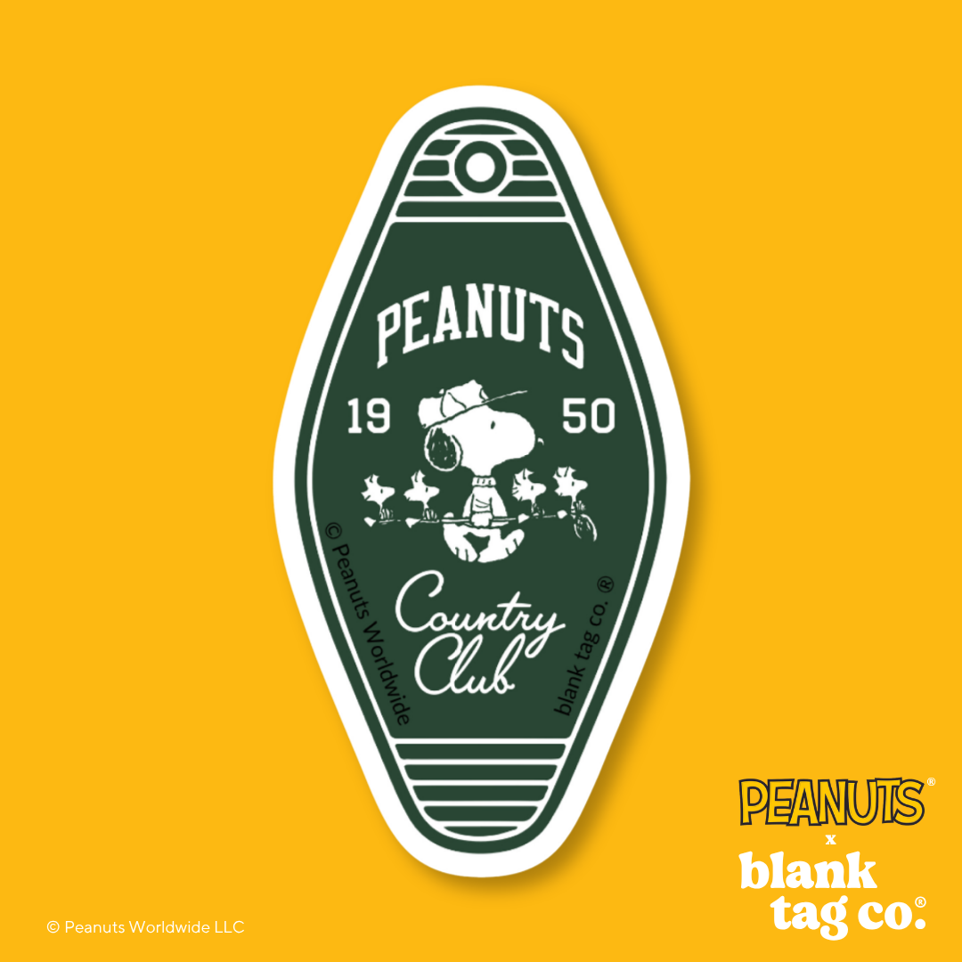 Peanuts® Waterproof Sticker - Peanuts Country Club