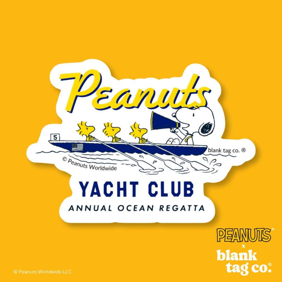 Peanuts® Waterproof Sticker - Peanuts Rowing