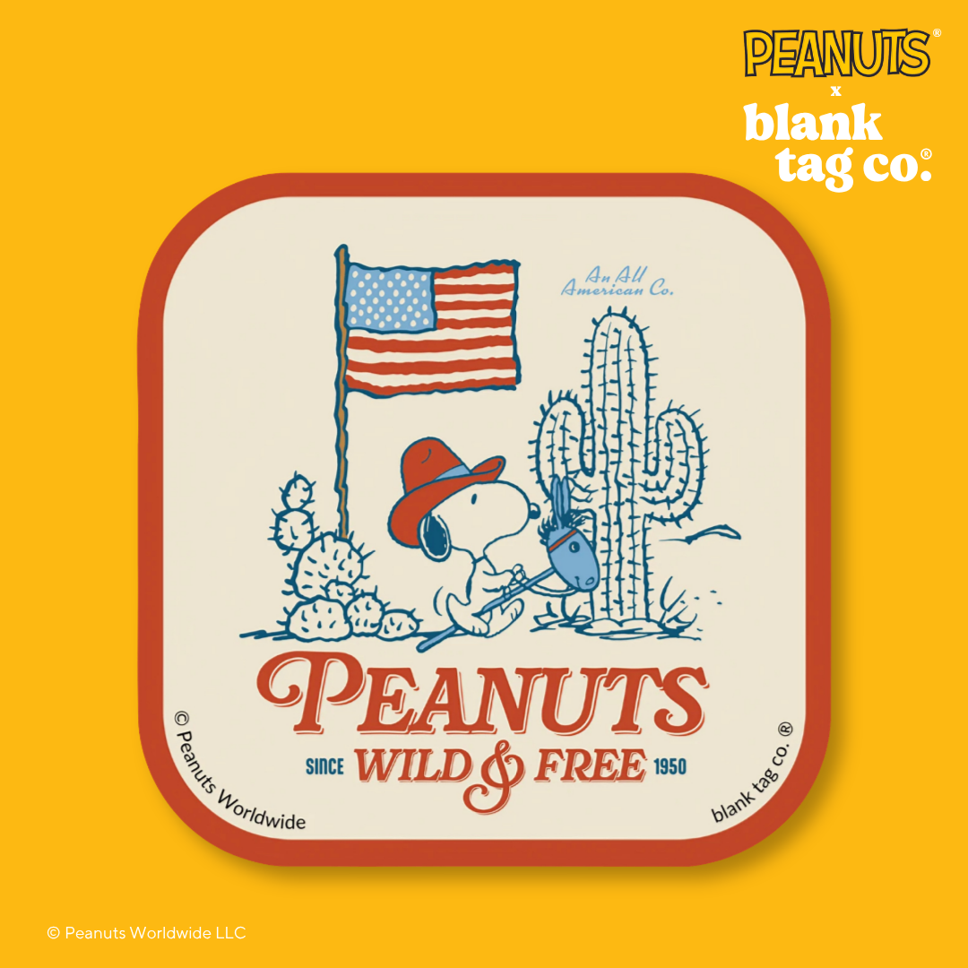 Peanuts® Waterproof Sticker - Peanuts Wild & Free
