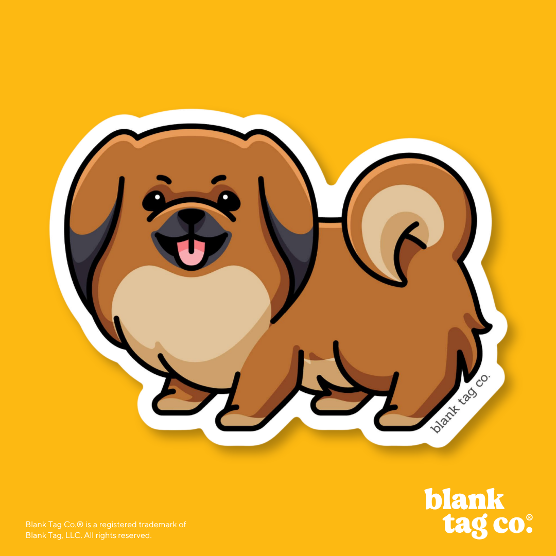 Blank Tag Co.® Waterproof Sticker - Pekingese