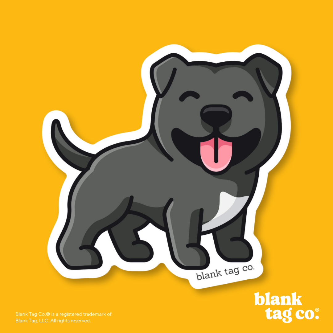 Blank Tag Co.® Waterproof Sticker - Pitbull