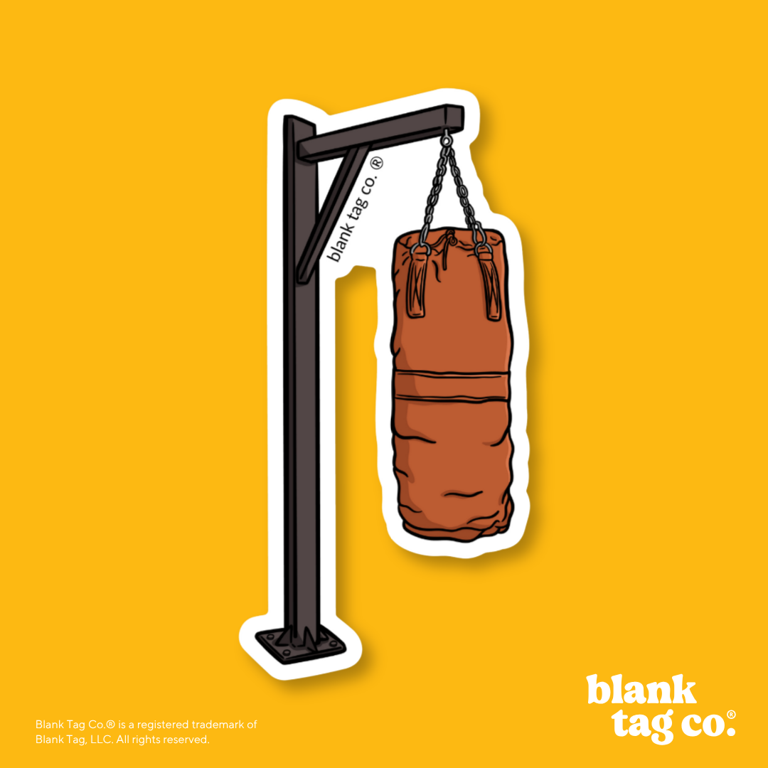 Blank Tag Co.® Waterproof Sticker - Punching Bag