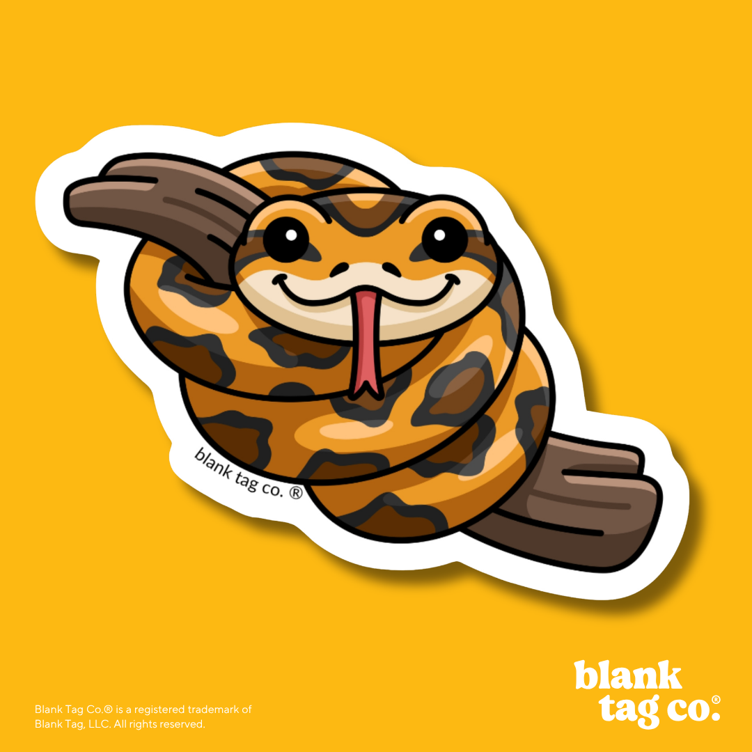 Blank Tag Co.® Waterproof Sticker - Python