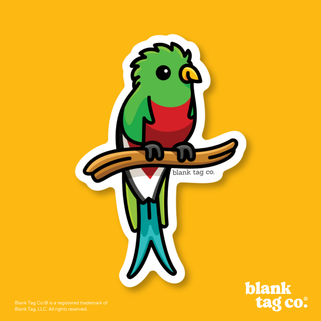 Blank Tag Co.® Waterproof Sticker - Quetzal