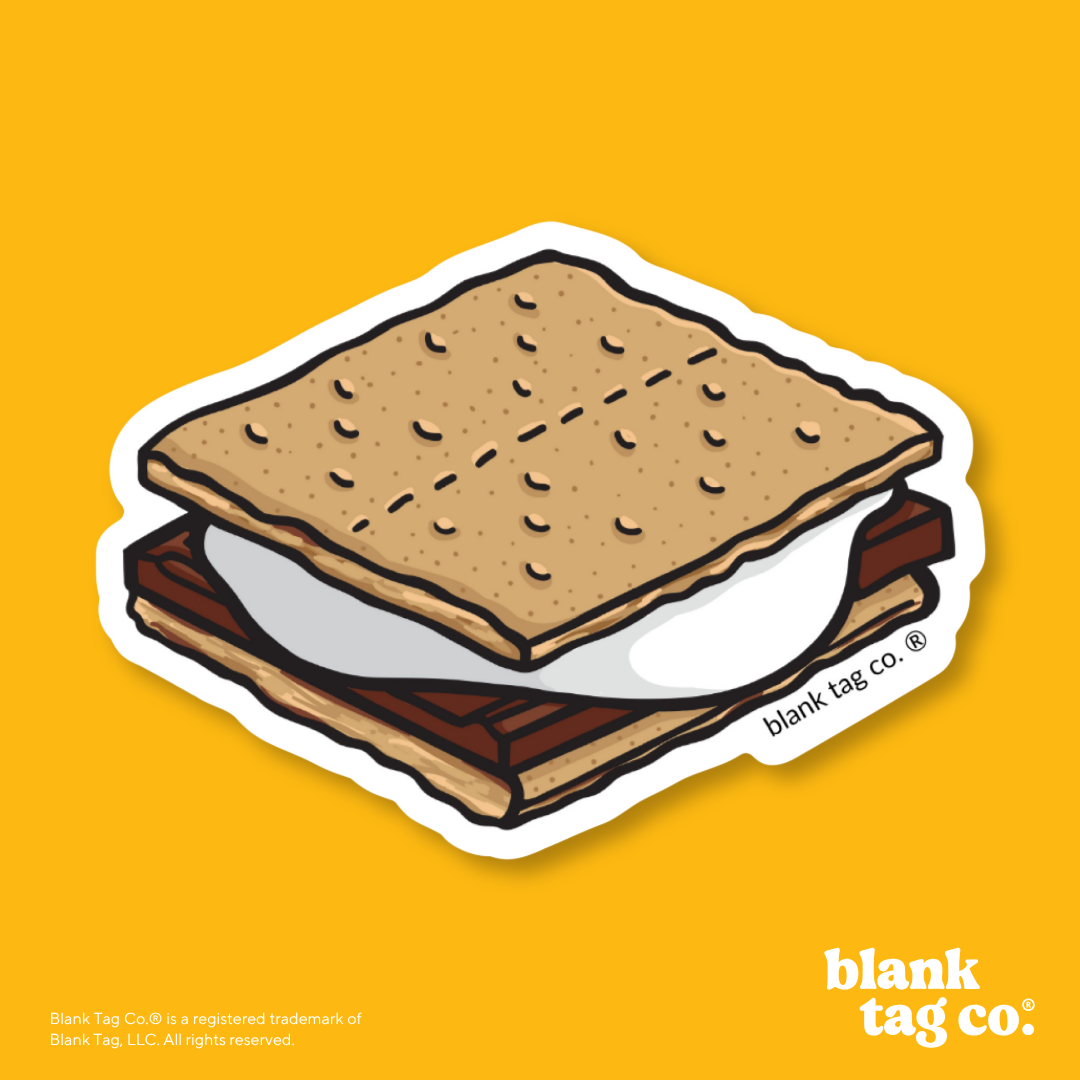 Blank Tag Co.® Waterproof Sticker - S'more