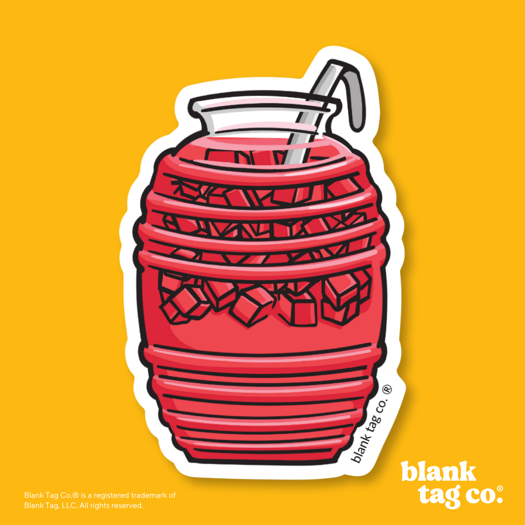 Blank Tag Co.® Waterproof Sticker - Sandia Agua Fresca
