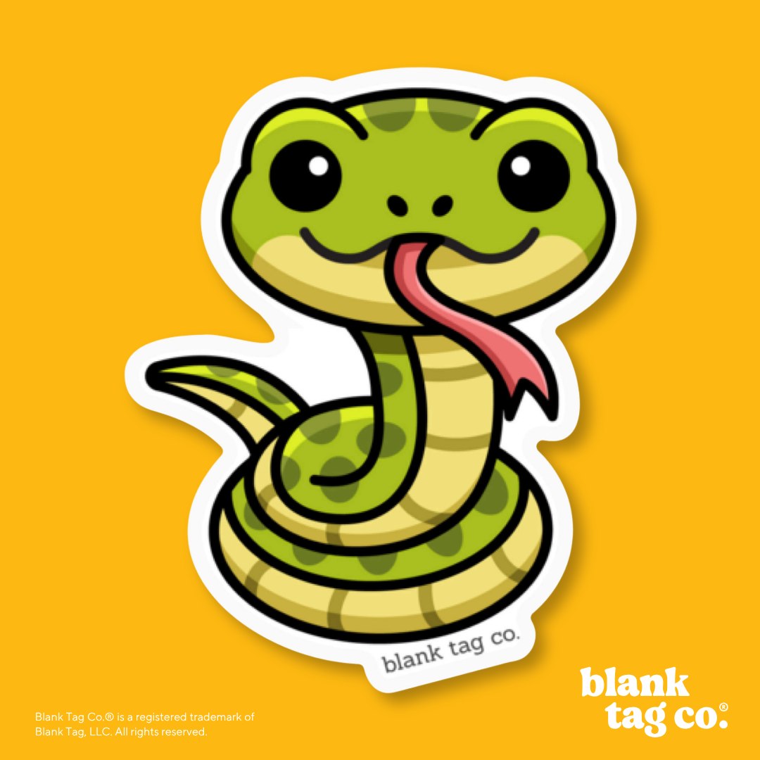 Blank Tag Co.® Waterproof Sticker - Snake
