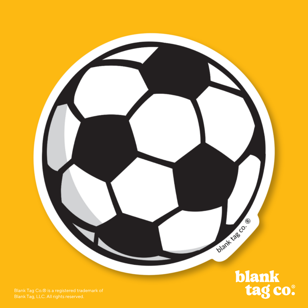 Blank Tag Co.® Waterproof Sticker - Soccer Ball