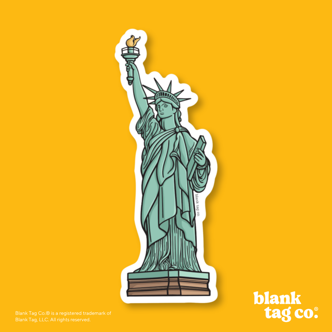 Blank Tag Co.® Waterproof Sticker - Statue of Liberty