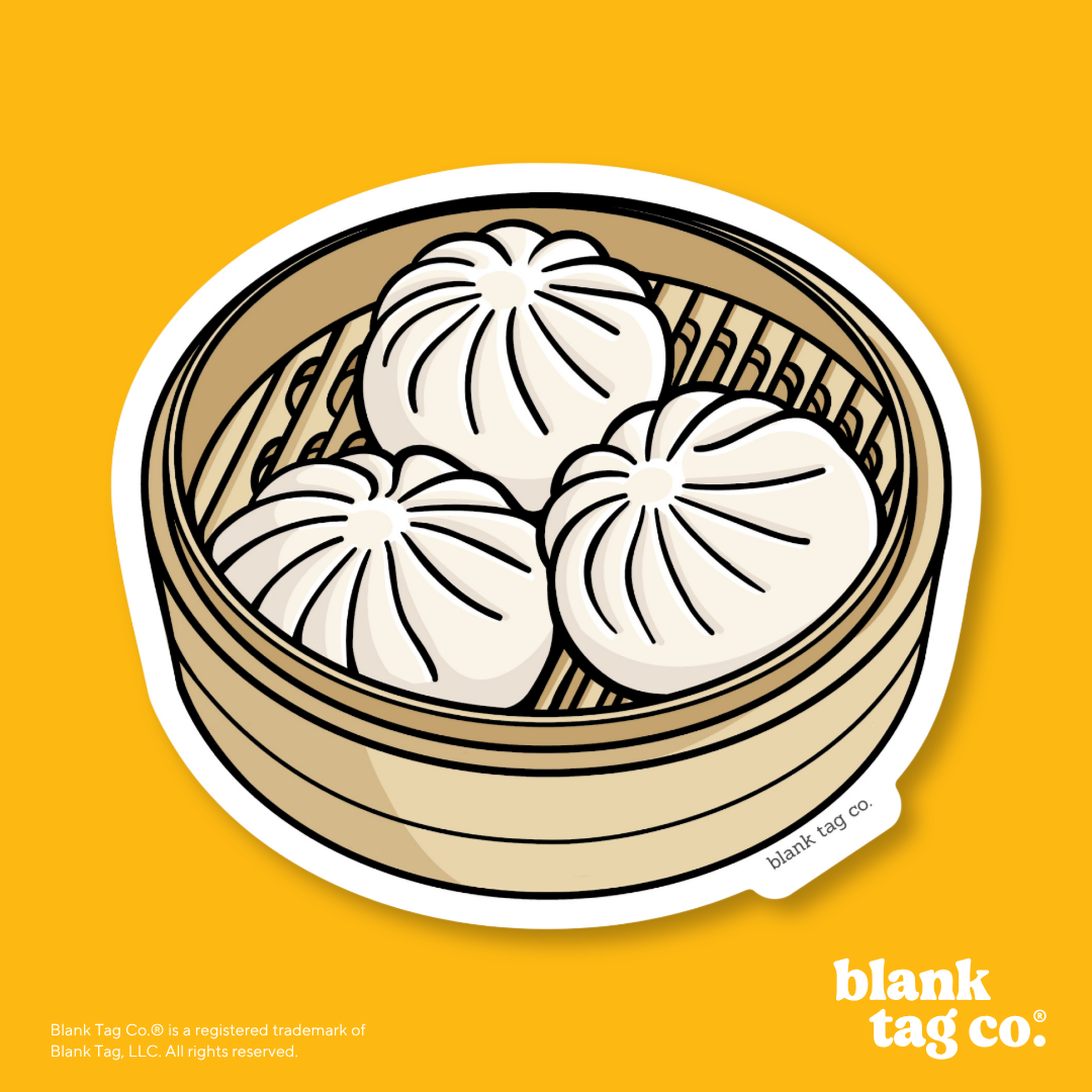 Blank Tag Co.® Waterproof Sticker - Steamed Buns