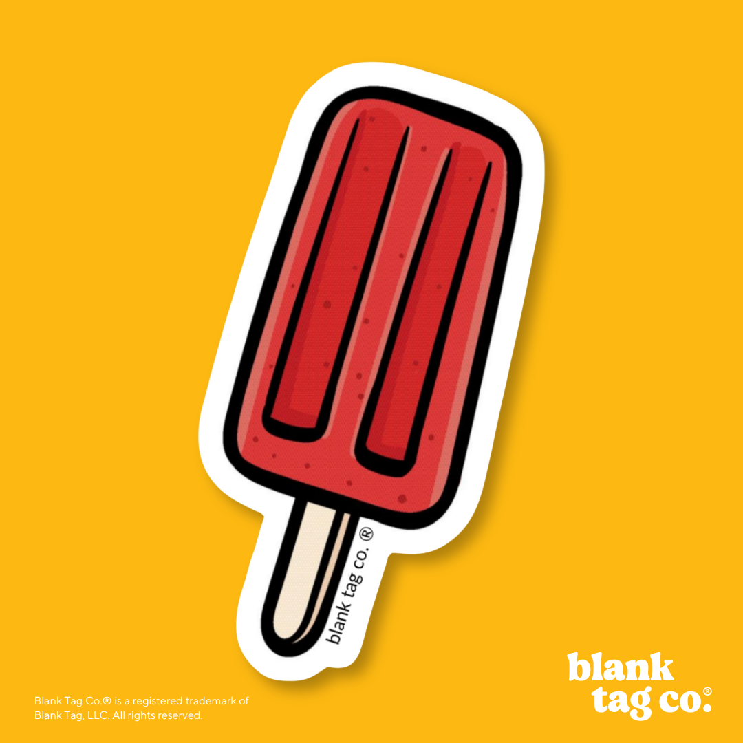 Blank Tag Co.® Waterproof Sticker - Strawberry Paleta