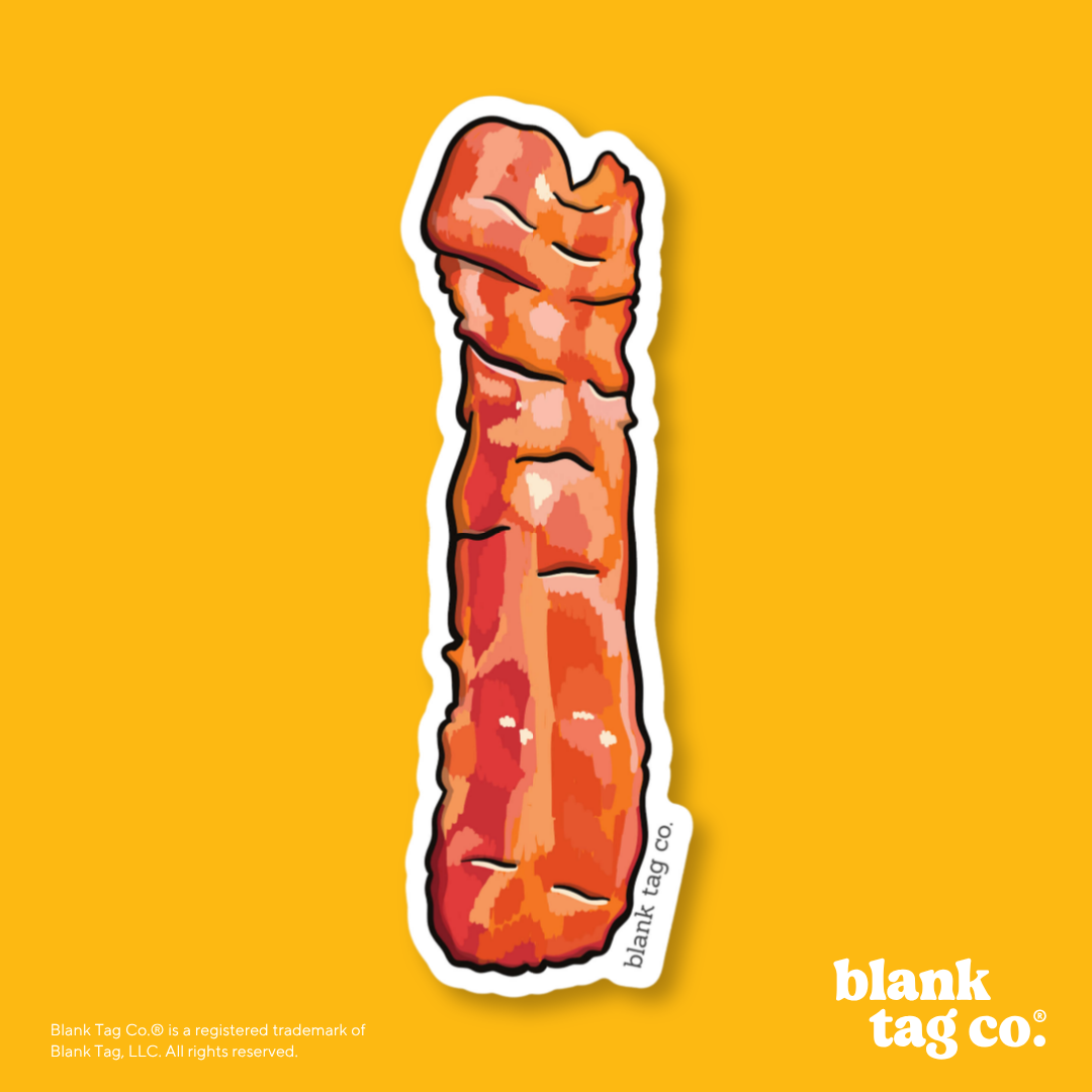 Blank Tag Co.® Waterproof Sticker - Strip of Bacon