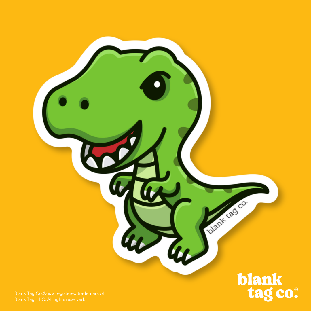 Blank Tag Co.® Waterproof Sticker - Tyrannosaurus Rex
