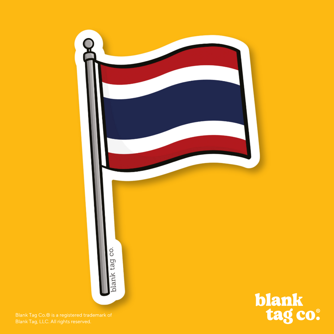 Blank Tag Co.® Waterproof Sticker - Thailand Flag