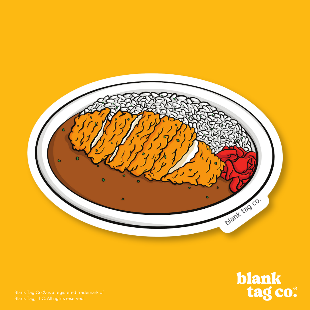 Blank Tag Co.® Waterproof Sticker - Tonkatsu