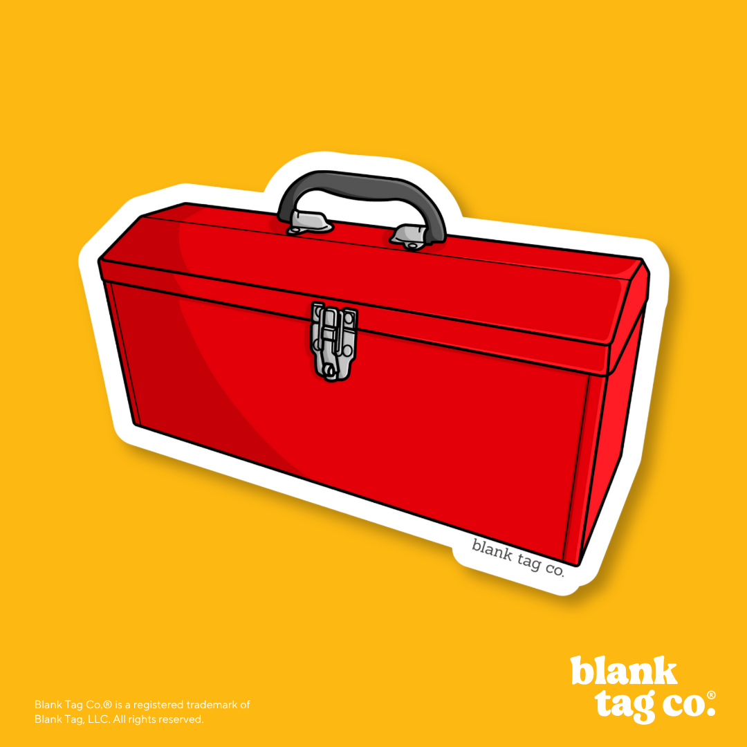 Blank Tag Co.® Waterproof Sticker - Toolbox