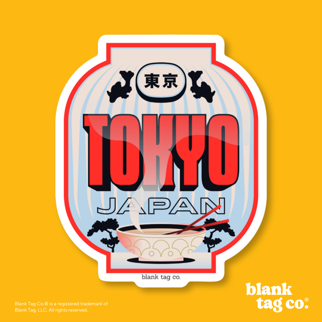 Blank Tag Co.® Waterproof Sticker - Tokyo City Badge