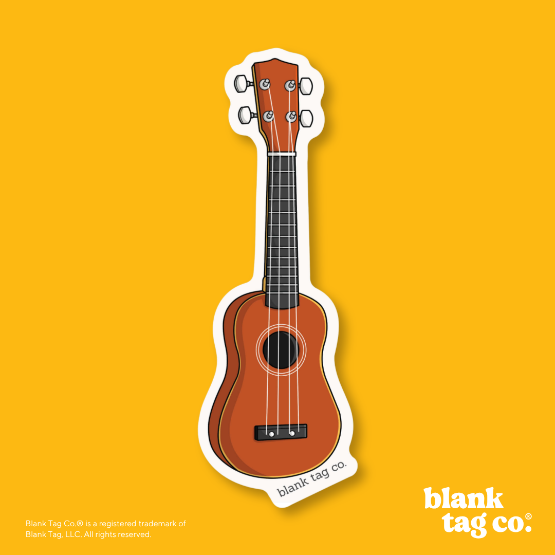 Blank Tag Co.® Waterproof Sticker - Ukulele