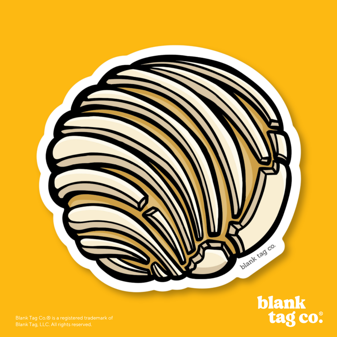 Blank Tag Co.® Waterproof Sticker - Vanilla Concha