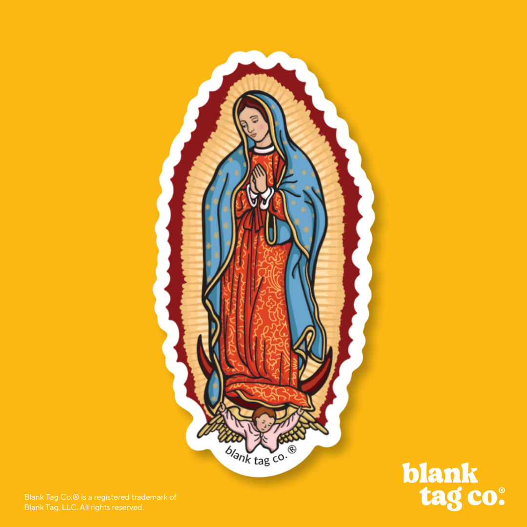 Blank Tag Co.® Waterproof Sticker - Virgen de Guadalupe