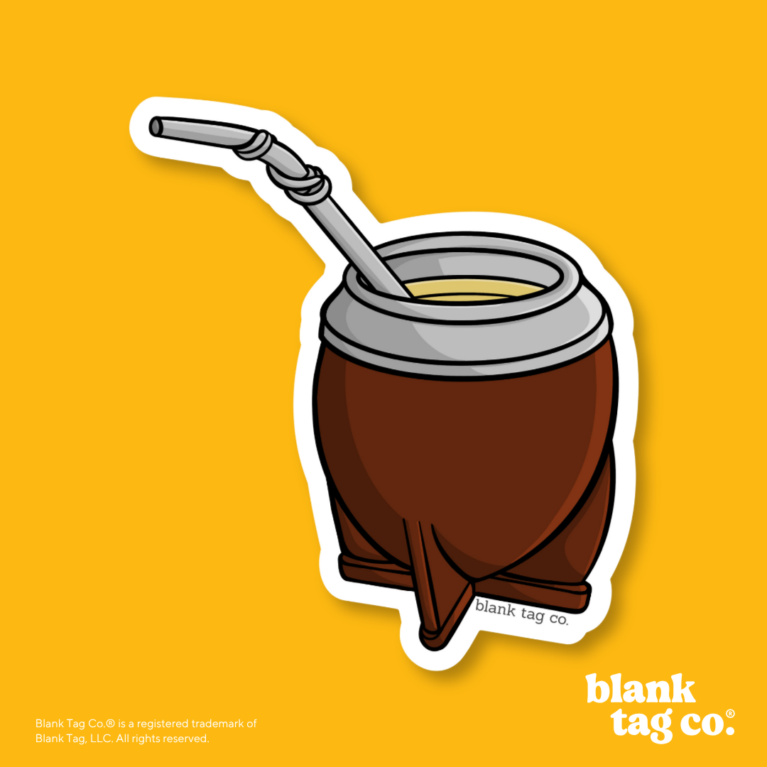 Blank Tag Co.® Waterproof Sticker - Yerba Mate