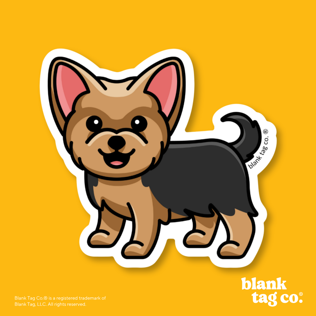 Blank Tag Co.® Waterproof Sticker - Yorkie