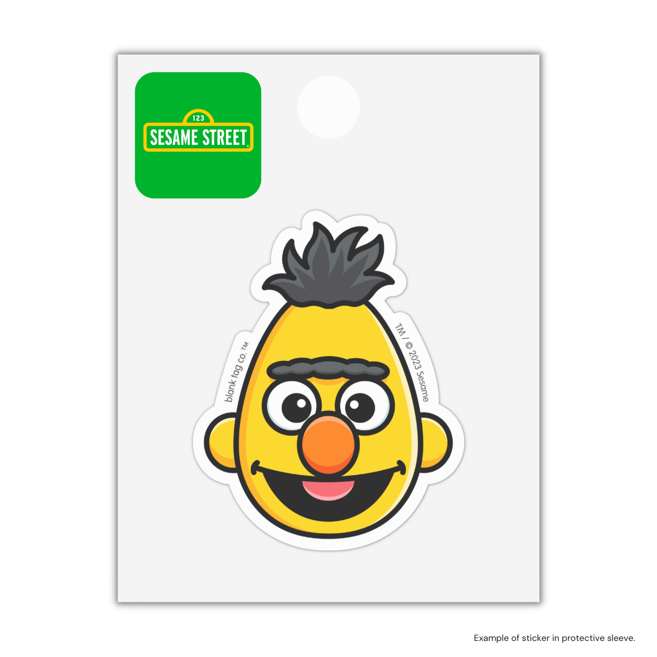 Sesame Street® Bert Face Waterproof Sticker