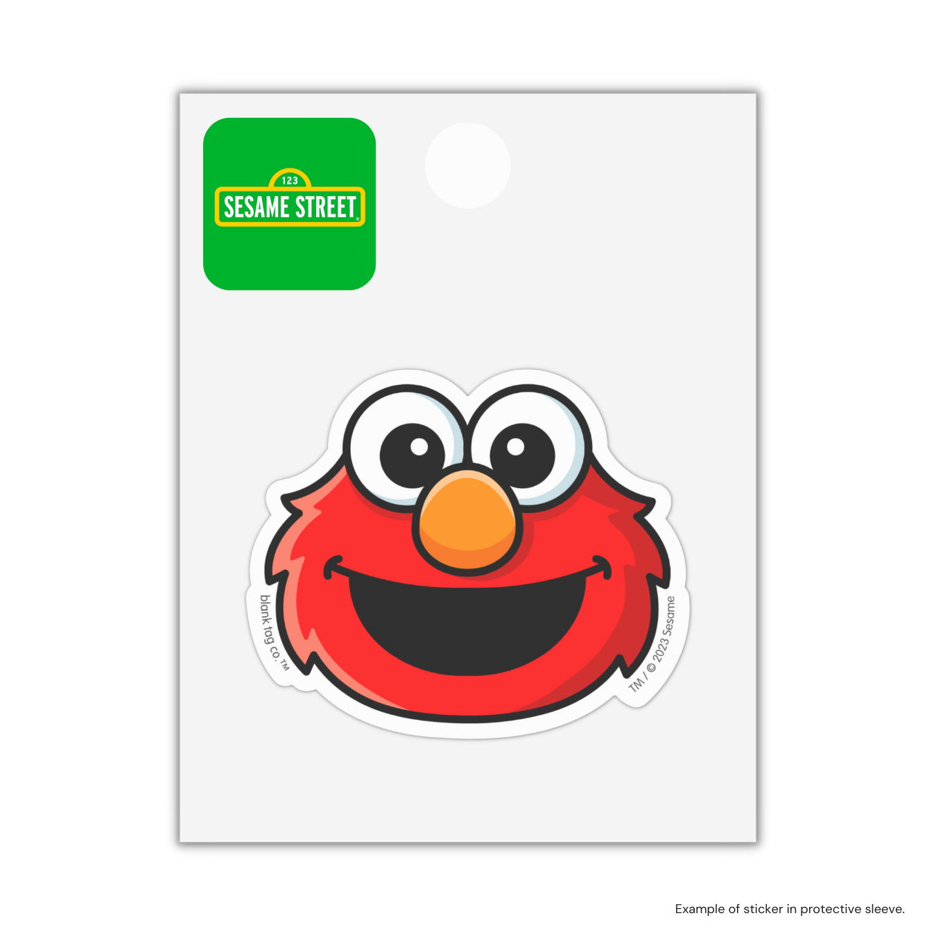 Sesame Street® Elmo Face Waterproof Sticker