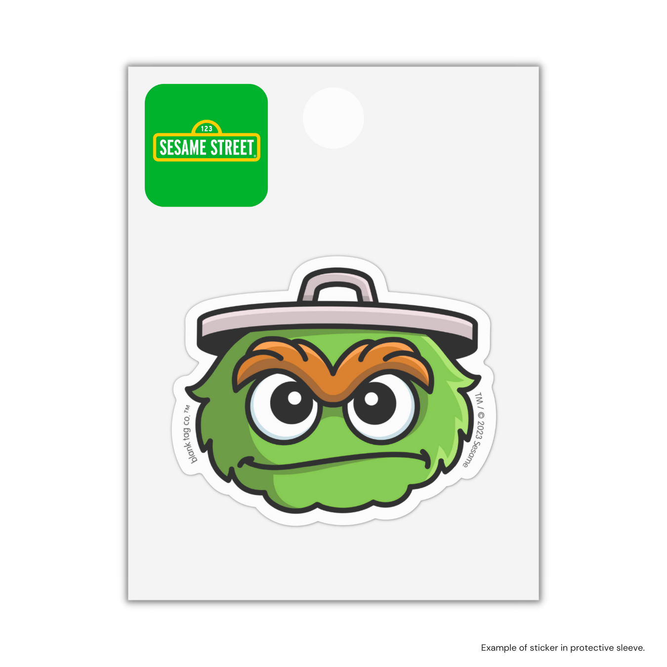 Sesame Street® Oscar The Grouch Waterproof Sticker