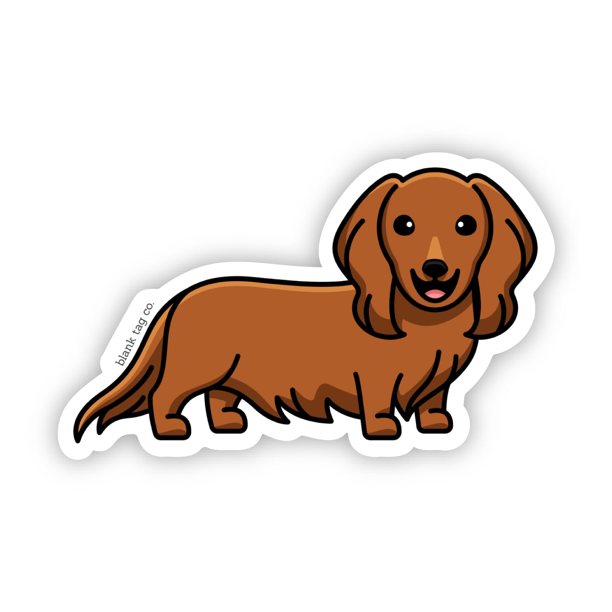 Blank Tag Co.® Waterproof Sticker - Dachshund