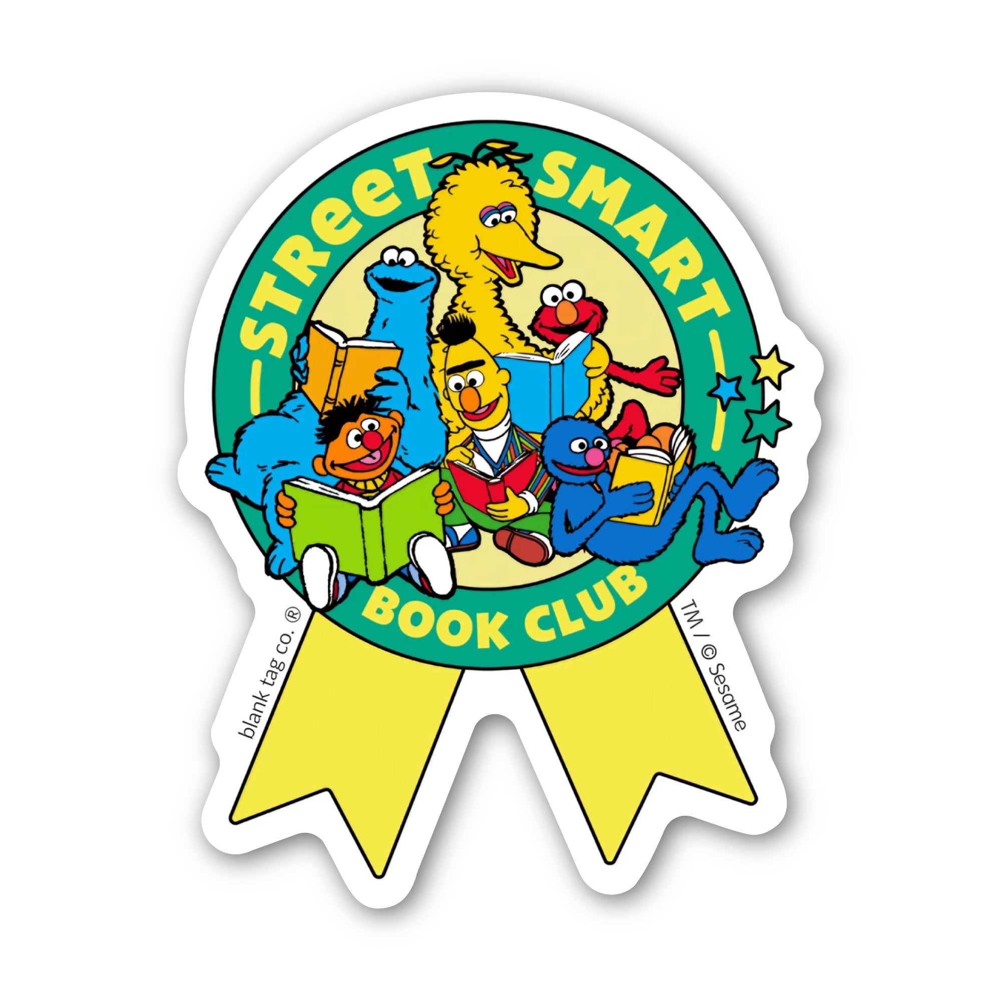 Sesame Street® Waterproof Sticker - Street Smart Book Club