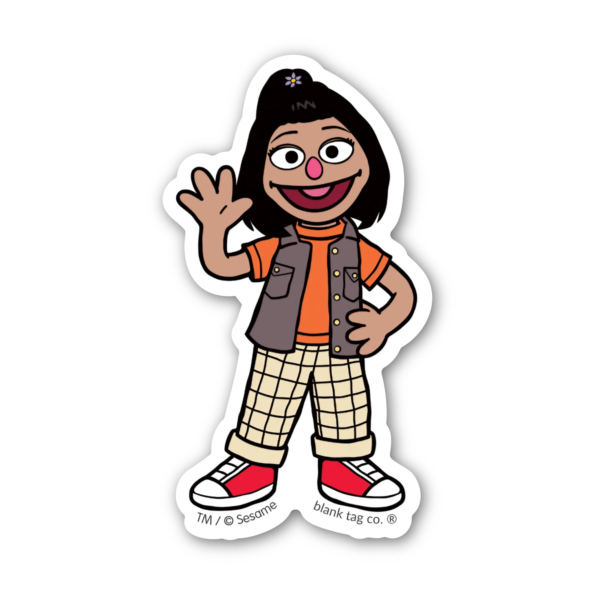 Sesame Street® Waterproof Sticker - Ji-Young