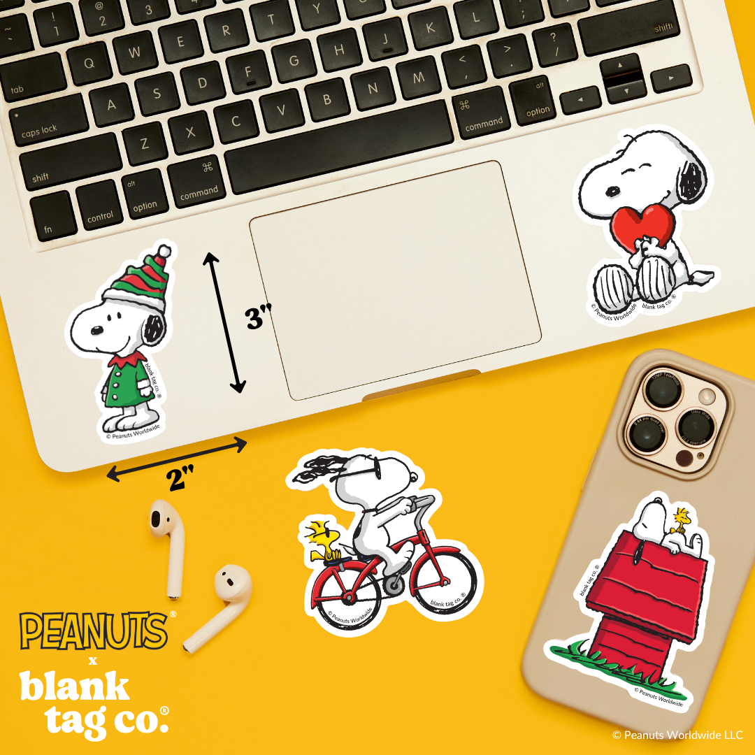 Peanuts® Waterproof Sticker - Elf Snoopy
