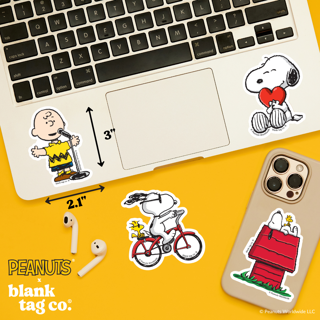 Peanuts® Waterproof Sticker - Charlie Brown Singing