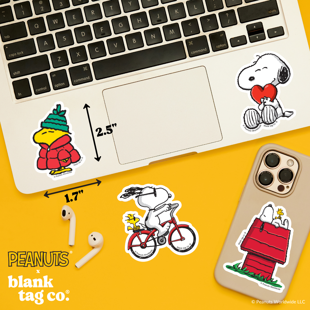Peanuts® Waterproof Sticker - Woodstock With A Puffy Jacket