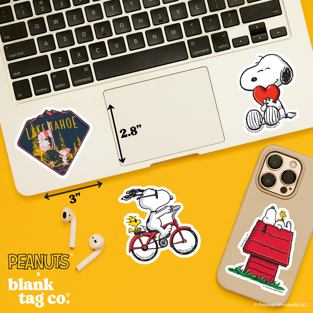 Peanuts® Waterproof Sticker - Lake Tahoe