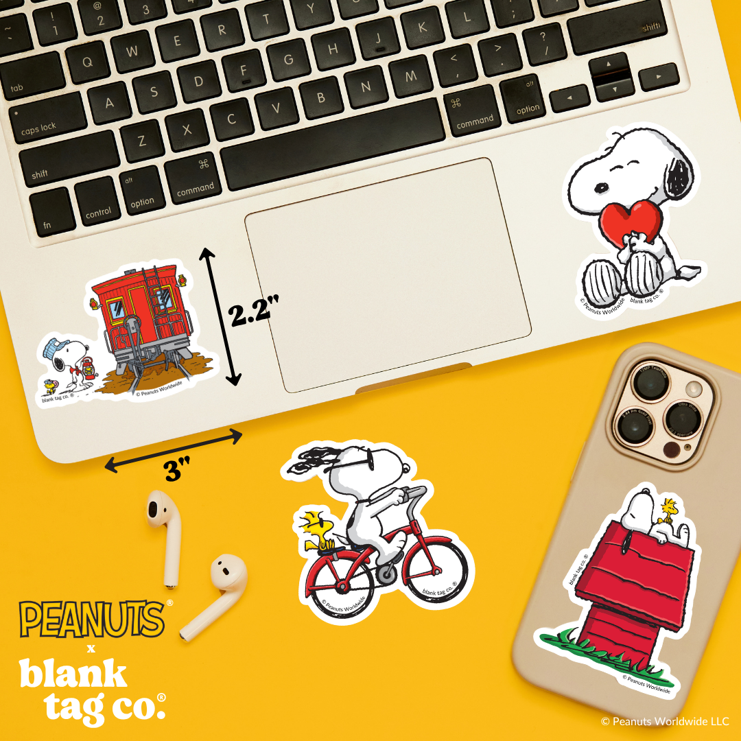 Peanuts® Waterproof Sticker - Train Conductor Snoopy