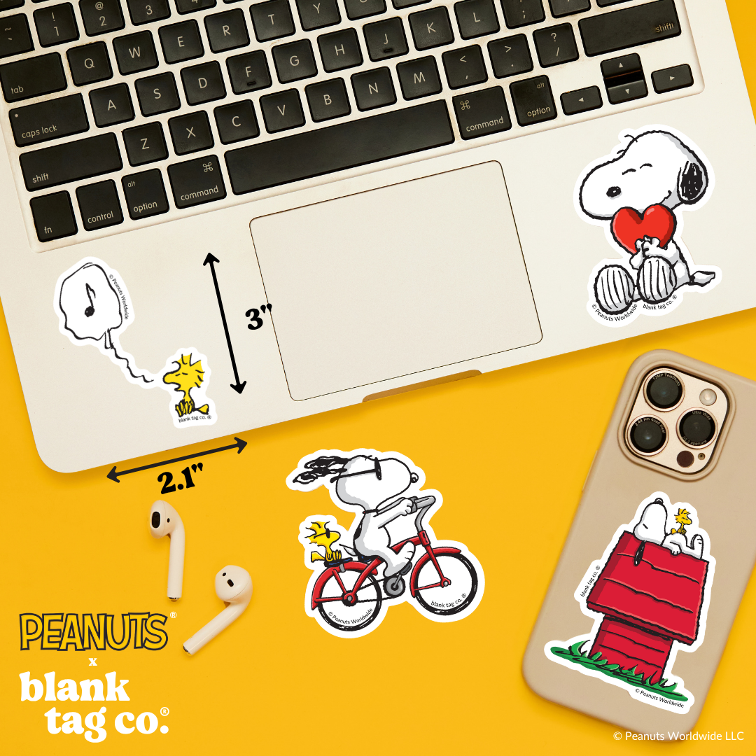 Peanuts® Waterproof Sticker - Singing Woodstock