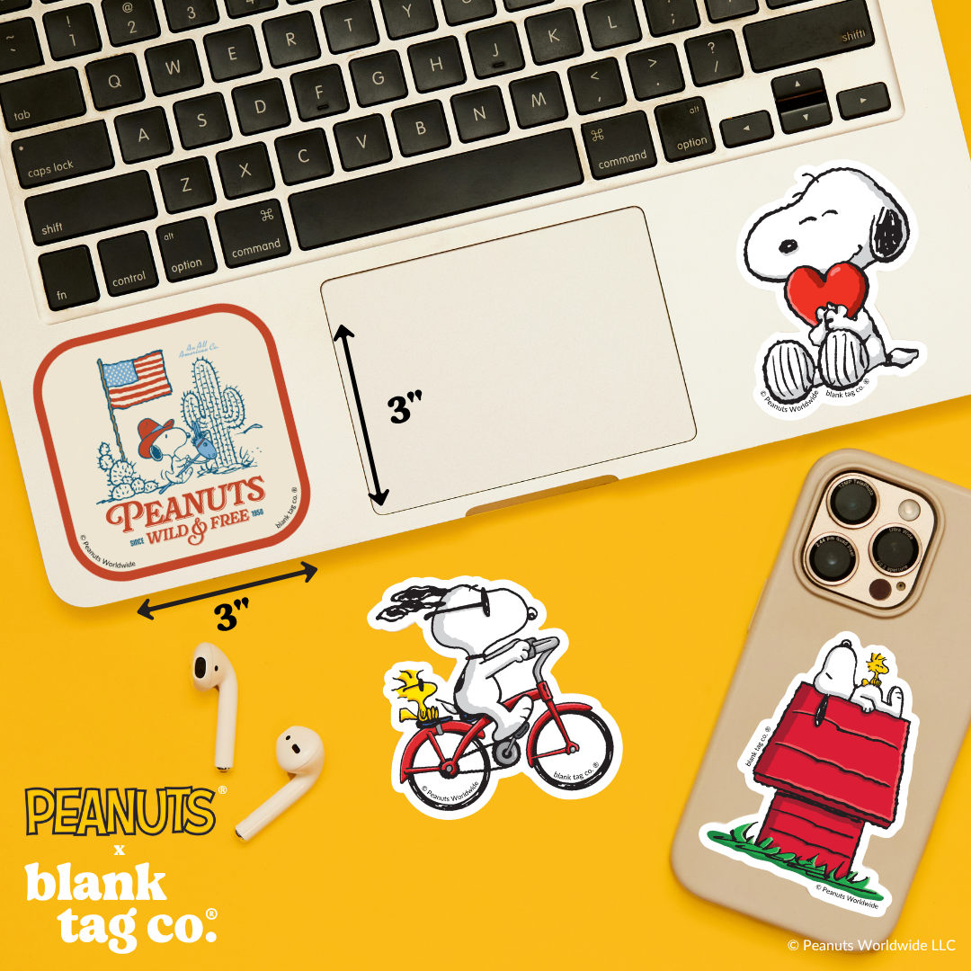 Peanuts® Waterproof Sticker - Peanuts Wild & Free