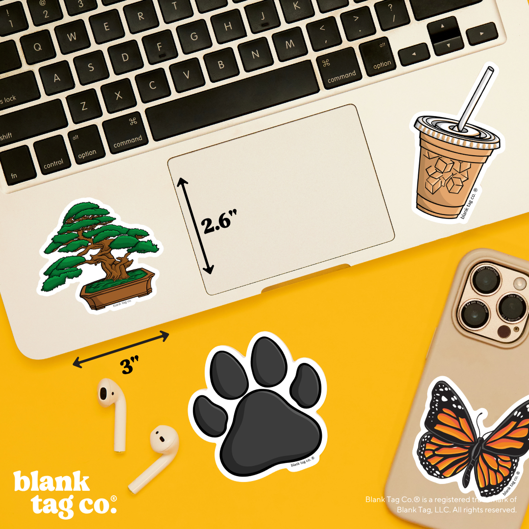 Blank Tag Co.® Waterproof Sticker - Bonsai Tree