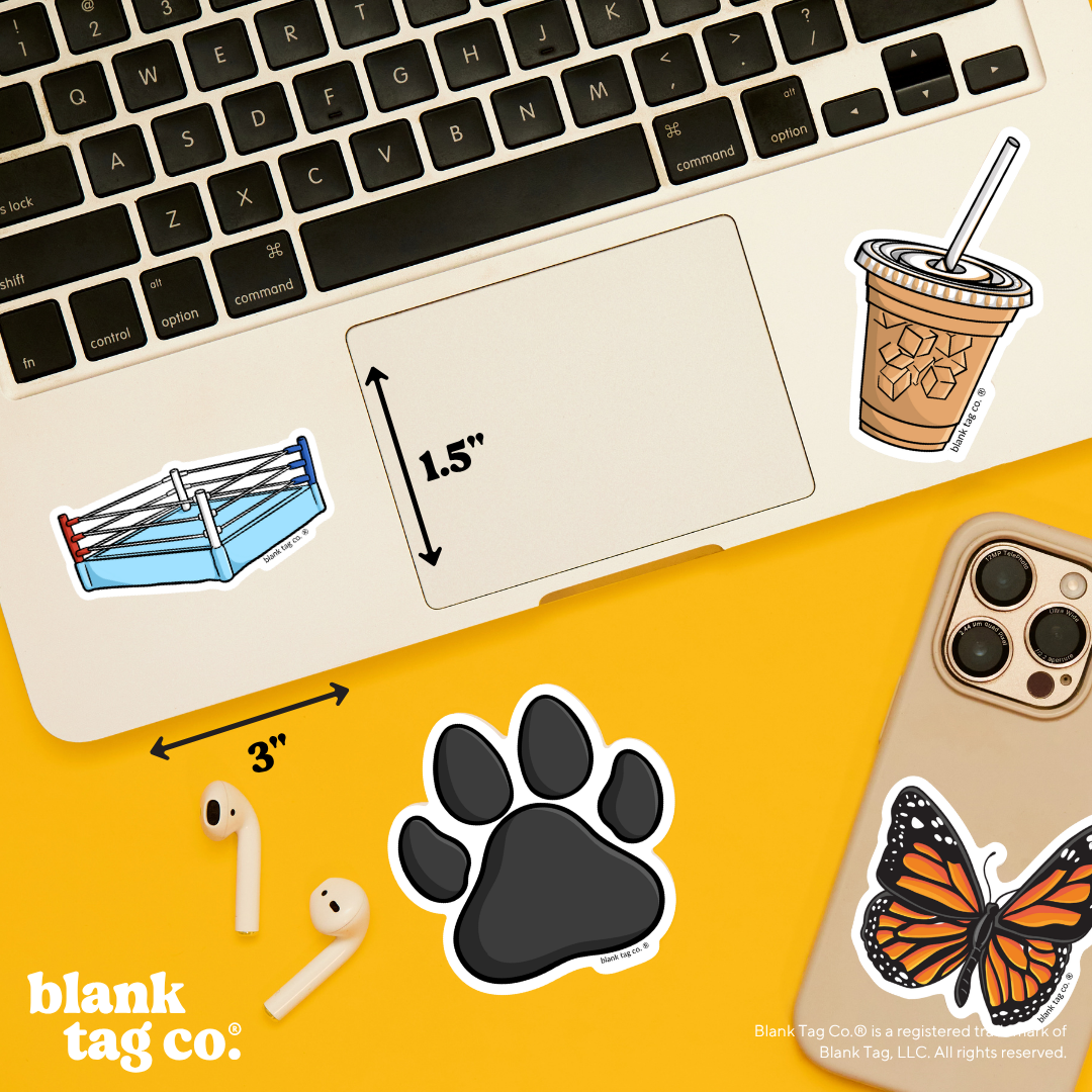 Blank Tag Co.® Waterproof Sticker - Boxing Ring