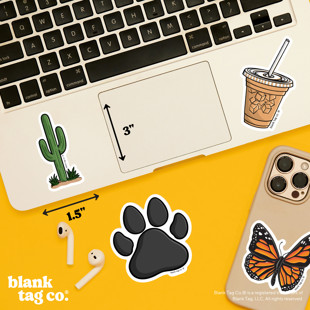 Blank Tag Co.® Waterproof Sticker - Cactus