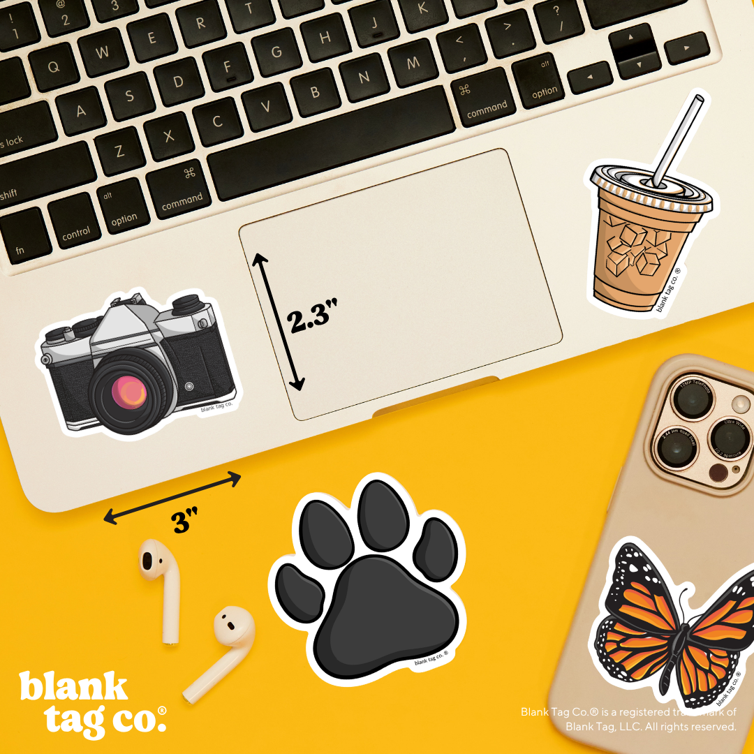 Blank Tag Co.® Waterproof Sticker - Camera