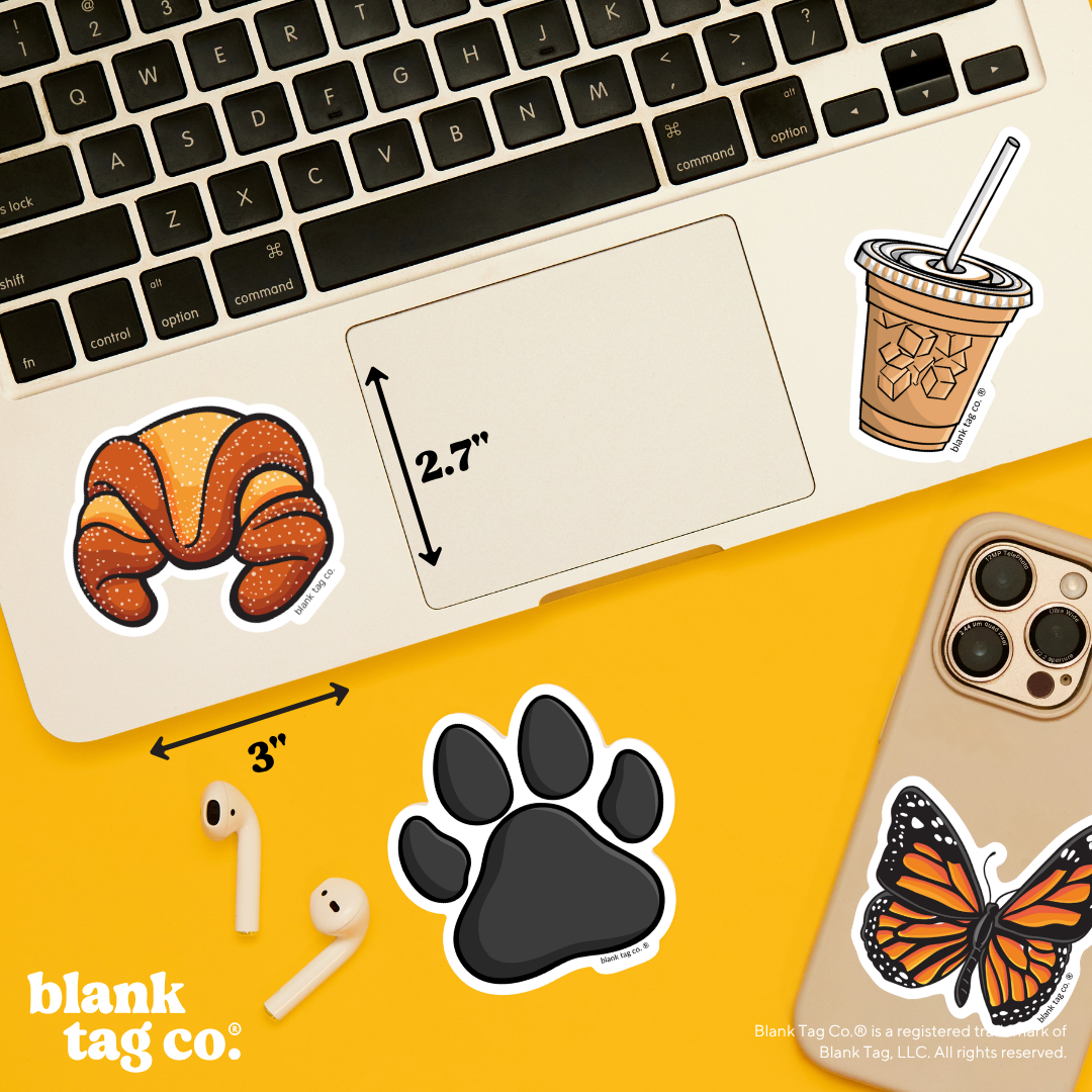 Blank Tag Co.® Waterproof Sticker - Cuerno
